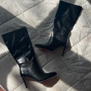 Black Matisse knee high stiletto boot